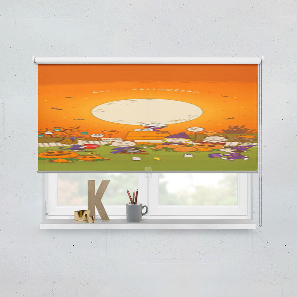 Snoopy Halloween 2 Window Roller Blinds Shades