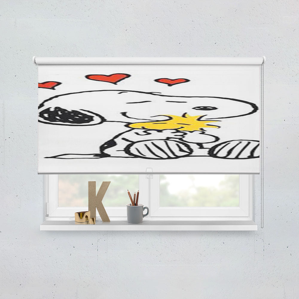 Snoopy Hug Charlie Brown Window Roller Blinds Shades
