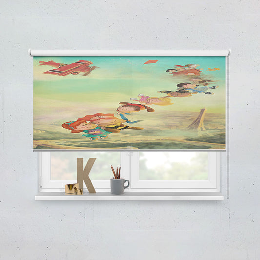 Snoopy I Love Reading Window Roller Blinds Shades