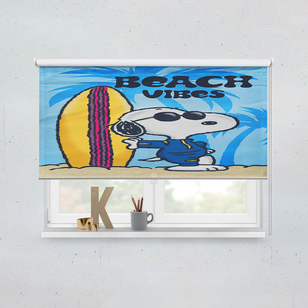 Snoopy Steelers Love Window Roller Blinds Shades