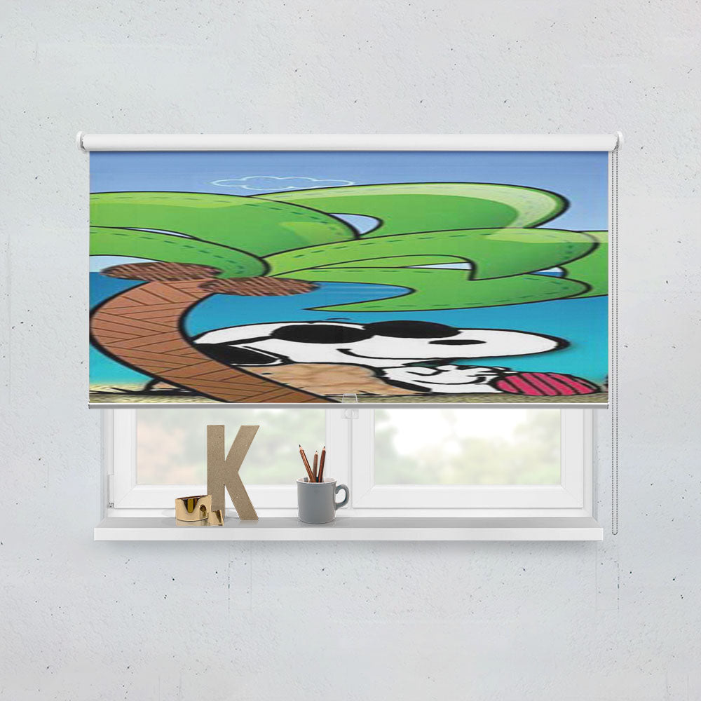 Snoopy The Game Of Bones Window Roller Blinds Shades