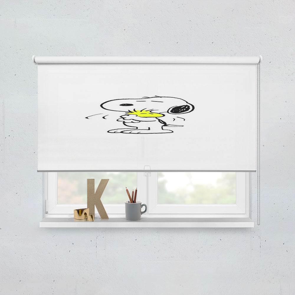 Snoopy Welcome Fall Window Roller Blinds Shades