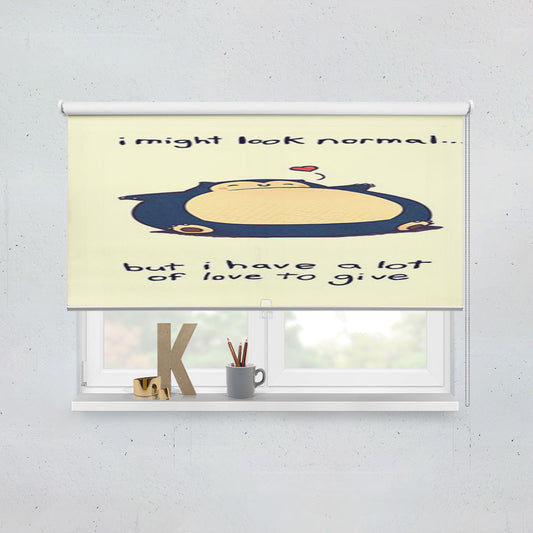 Snorlax Cute Window Roller Blinds Shades