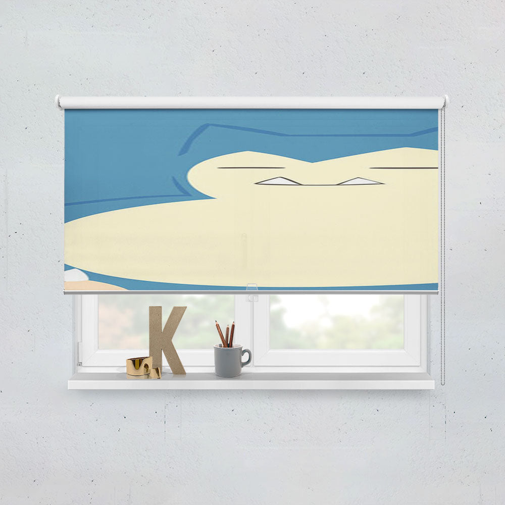 Snorlax Pokemon Window Roller Blinds Shades