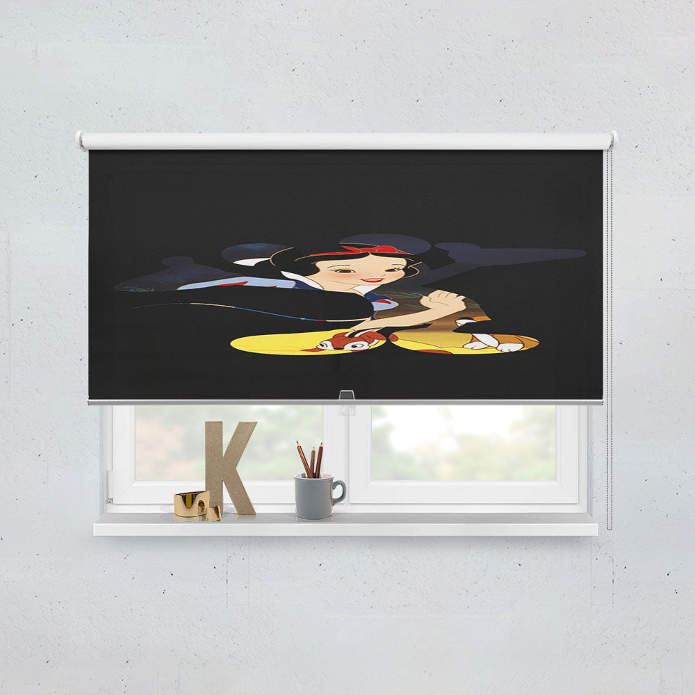 Snow White X Mickey Silhouette Window Roller Blinds Shades