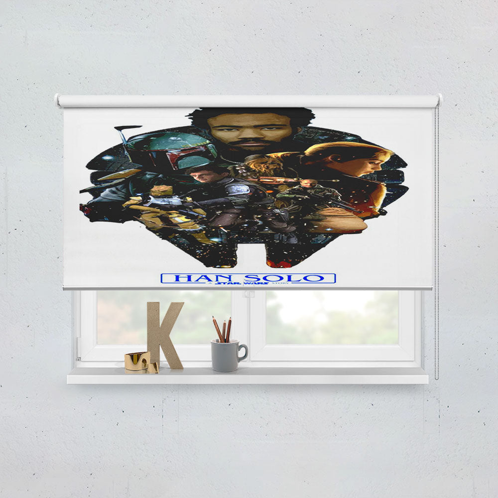 Solo A Star Wars Art Window Roller Blinds Shades
