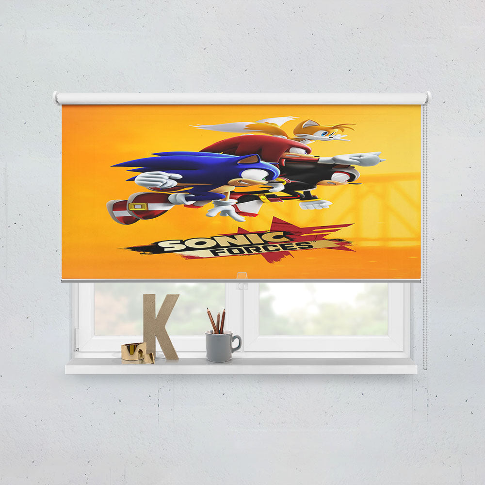 Sonic Forces Poster Window Roller Blinds Shades
