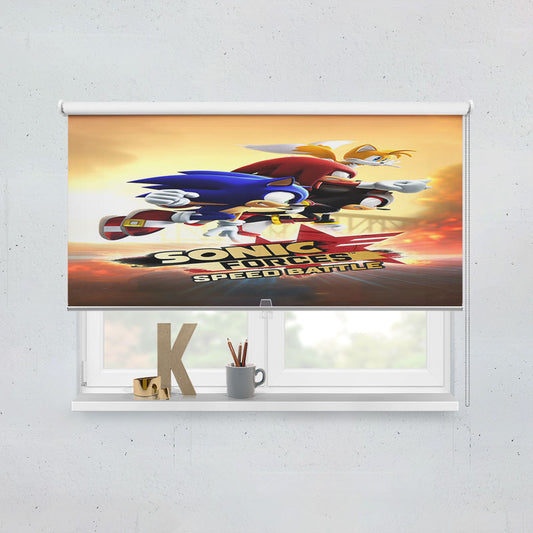Sonic Forces Speed Battle Window Roller Blinds Shades