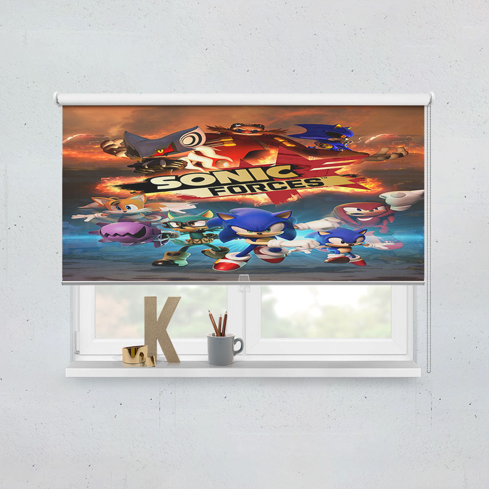 Sonic Forces Wallpaper Window Roller Blinds Shades