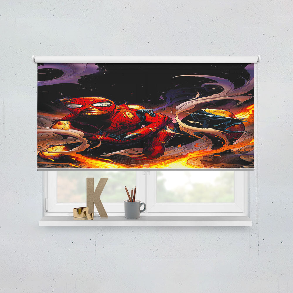 Spider Man And Venom Window Roller Blinds Shades