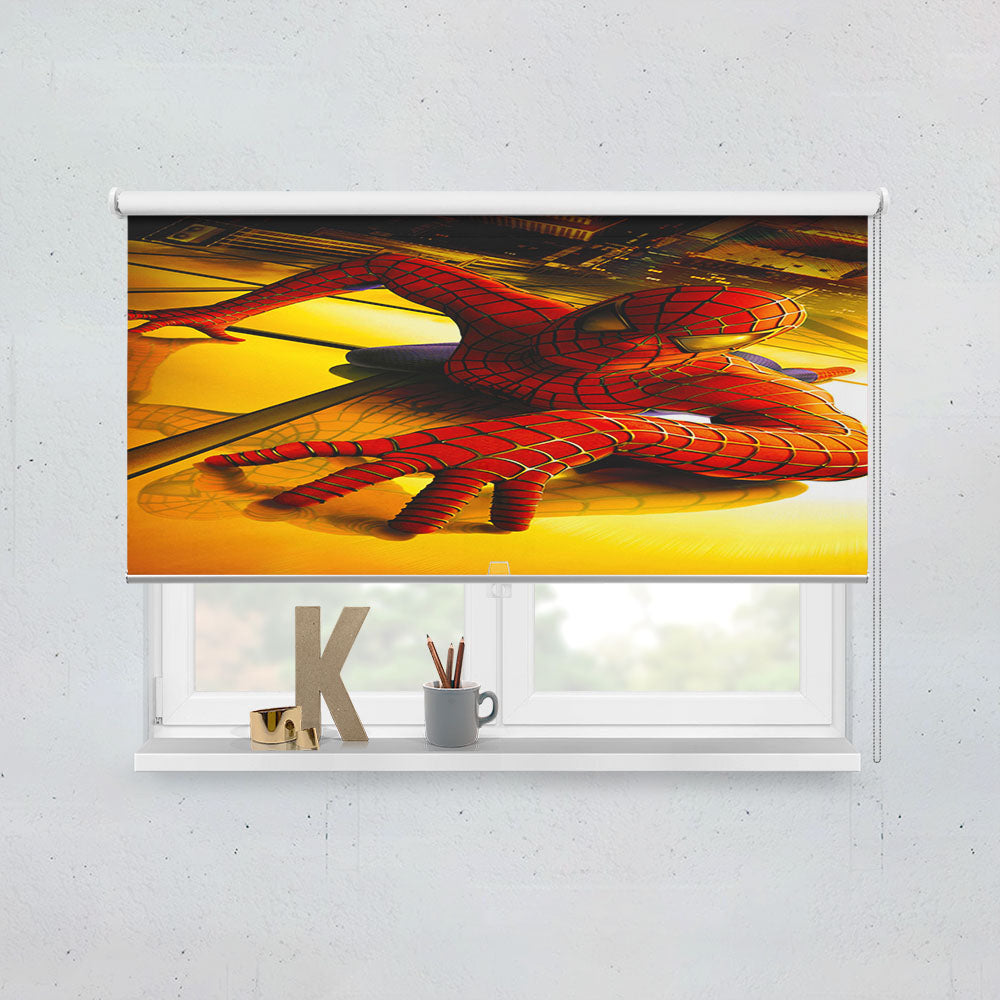 Spider Man Logo Window Roller Blinds Shades