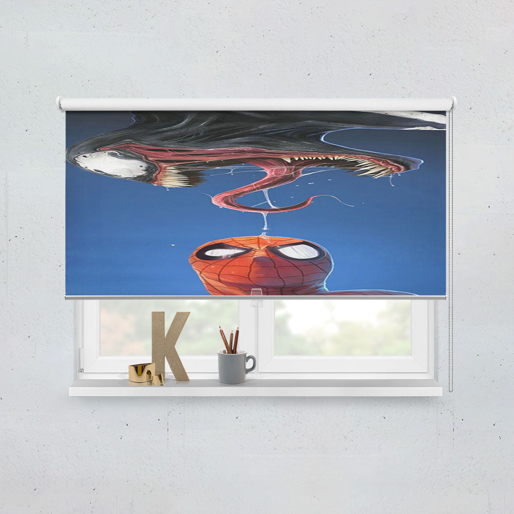 Spiderman Spit Tongue Venom Window Roller Blinds Shades