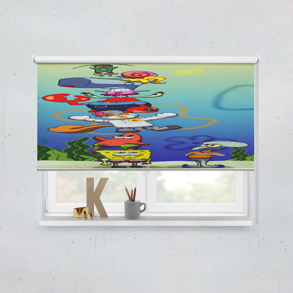 Spongbob Window Roller Blinds Shades