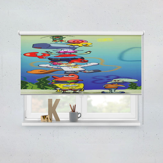 Spongbob Window Roller Blinds Shades