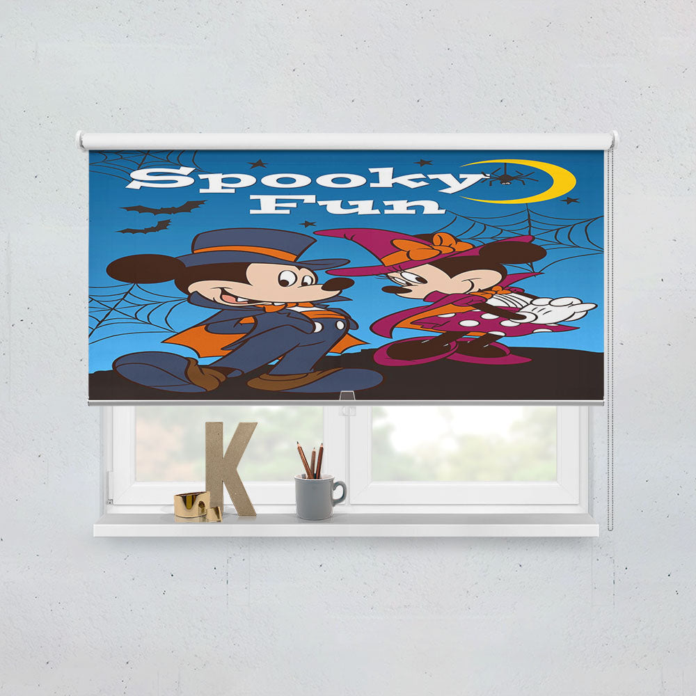 Spooky Fun Mickey & Minnie Window Roller Blinds Shades