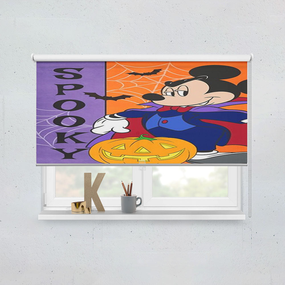 Spooky Mickey Mouse Window Roller Blinds Shades