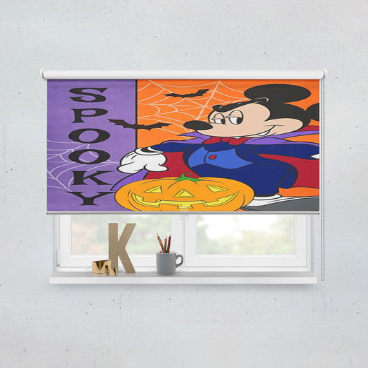 Spooky Mickey Mouse Window Roller Blinds Shades