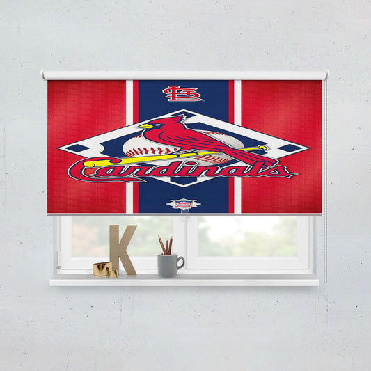 St Louis Cardinals Logo Jersey Window Roller Blinds Shades