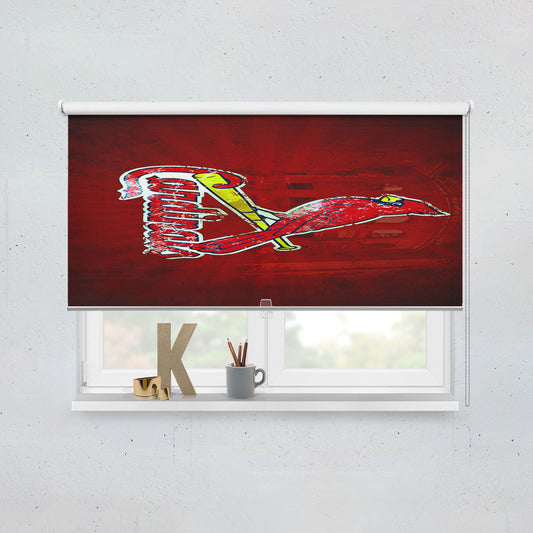 St Louis Cardinals Logo Red Window Roller Blinds Shades