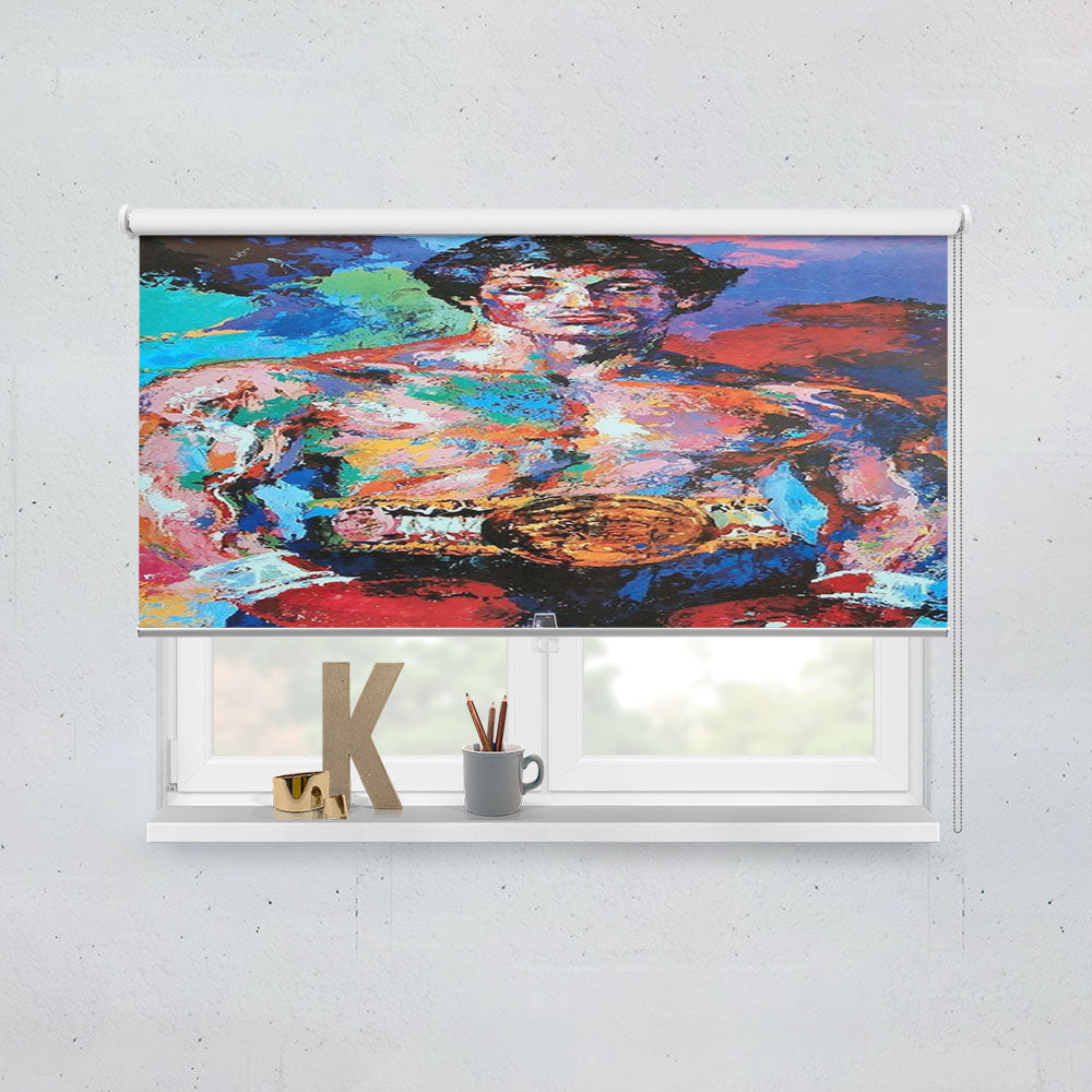 Stallone Rocky Balboa Art Window Roller Blinds Shades