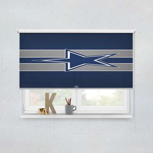 Star Cowboys Dallas Logo Window Roller Blinds Shades