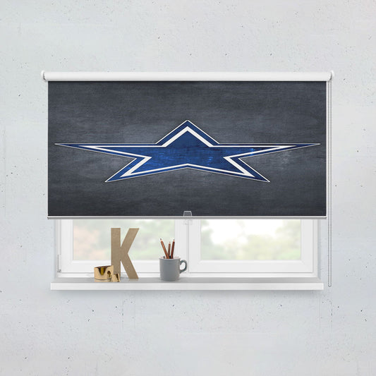 Star Symbol Dallas Cowboys Window Roller Blinds Shades