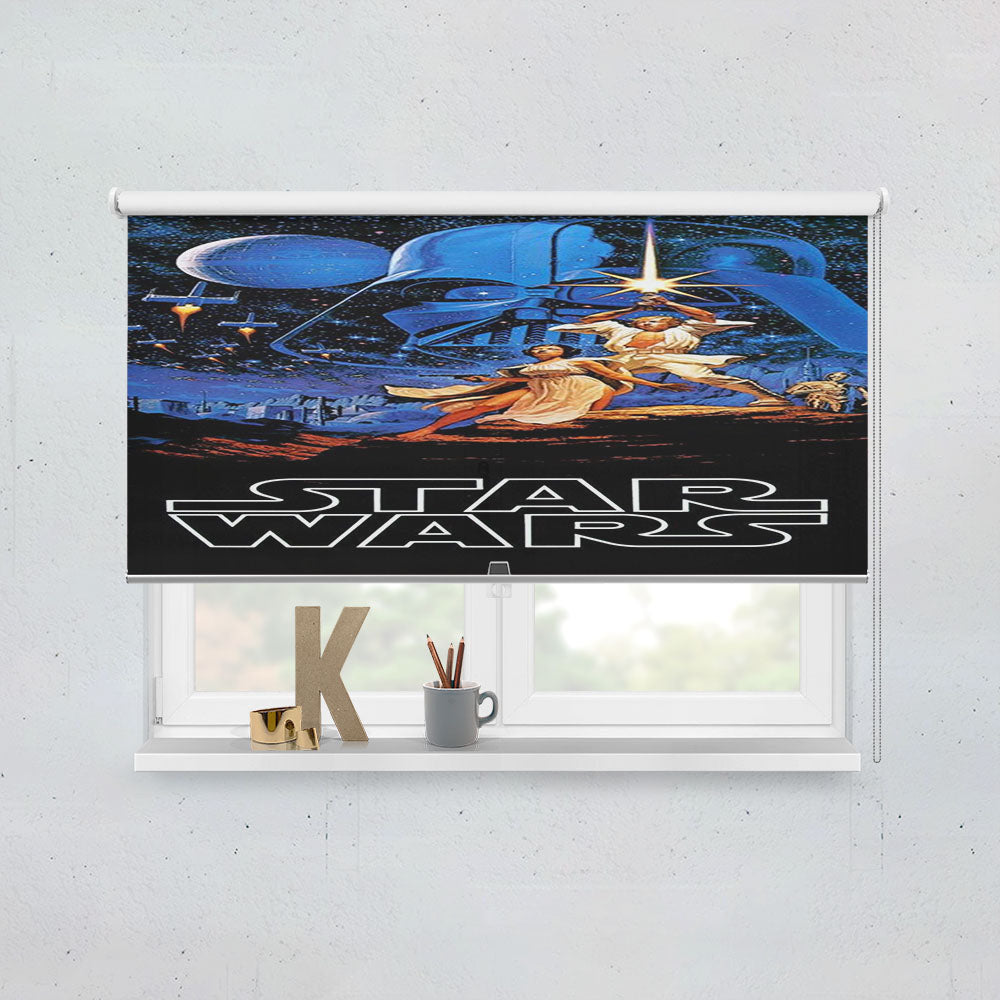 Star Wars A New Hope Episode Iv Original Poster Window Roller Blinds Shades