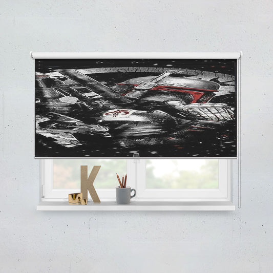 Star Wars Boba Fett Art Window Roller Blinds Shades