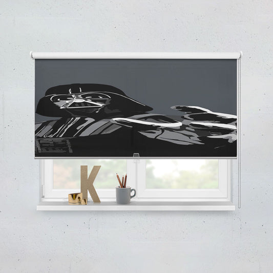 Star Wars Darth Vader Grey Vector Window Roller Blinds Shades