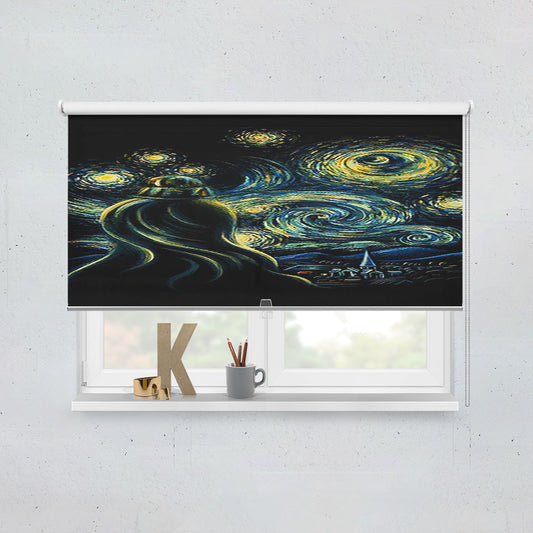 Star Wars Darth Vader Van Gogh Window Roller Blinds Shades