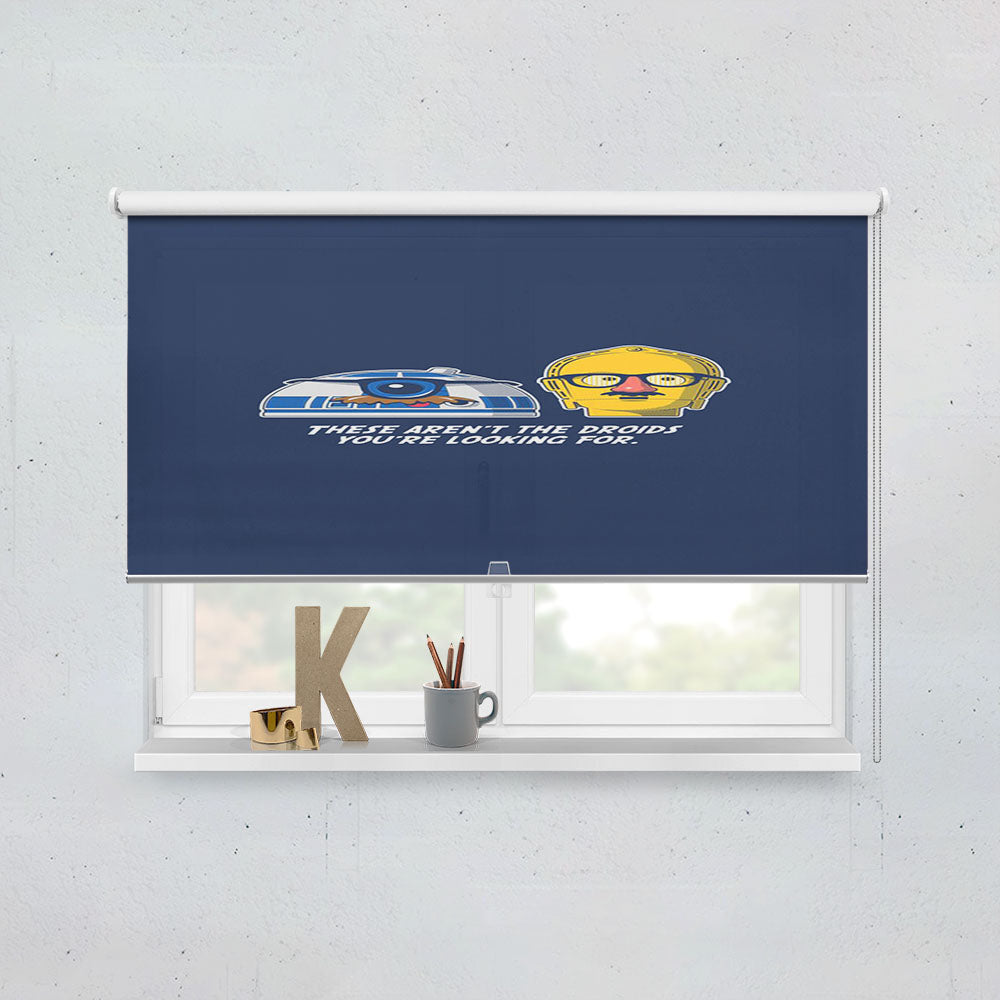Star Wars Droids Quotes Window Roller Blinds Shades