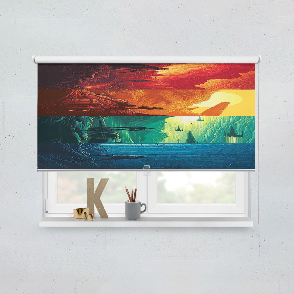 Star Wars Episode Vii The Force Awakens Window Roller Blinds Shades
