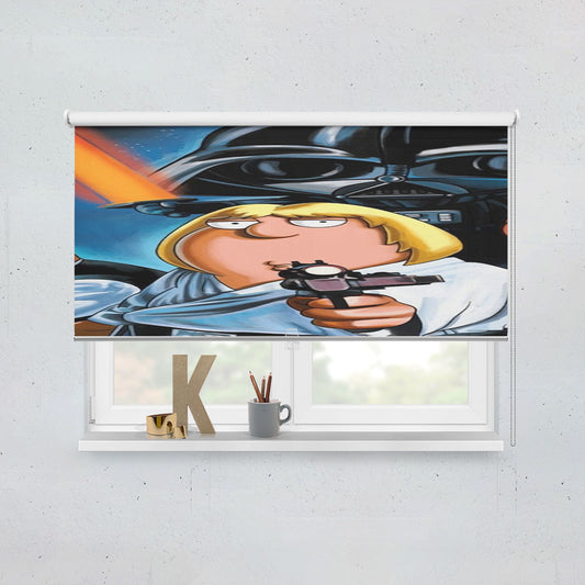Star Wars Family Guy Invasion Window Roller Blinds Shades