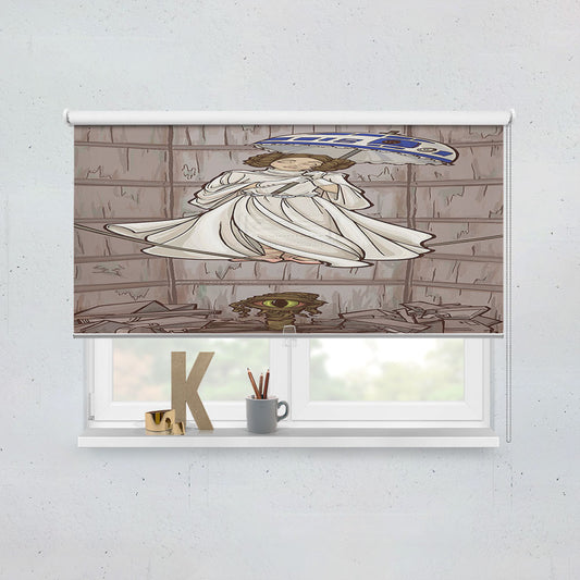 Star Wars Haunted Window Roller Blinds Shades