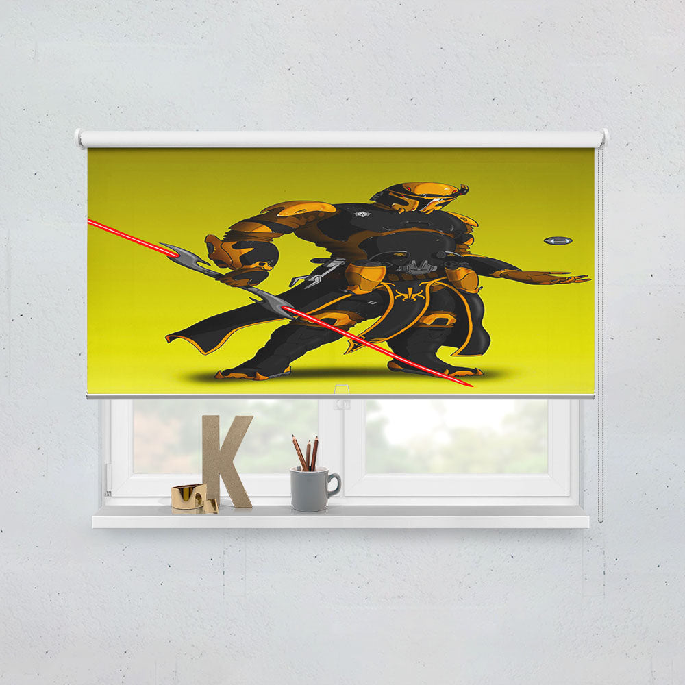 Star Wars Mandalorian Vector Window Roller Blinds Shades