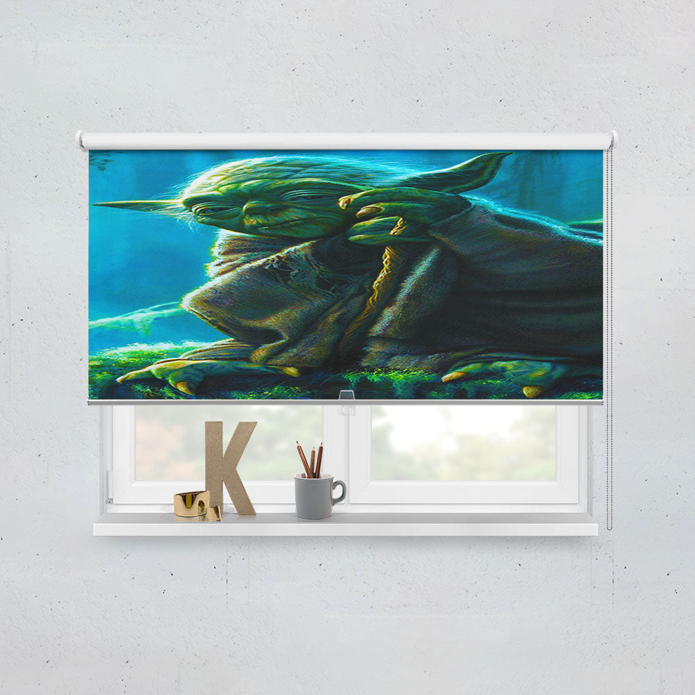 Star Wars Master Yoda Window Roller Blinds Shades
