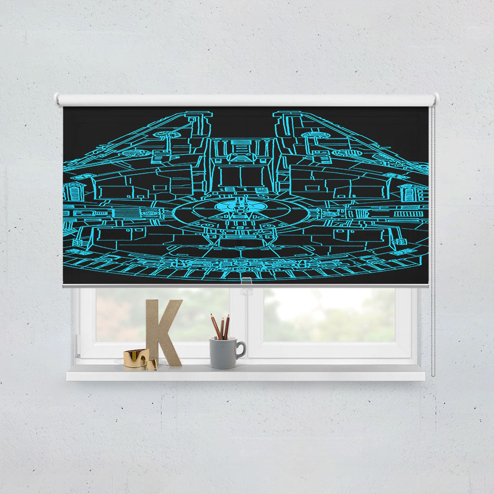 Star Wars Millenium Falcon Window Roller Blinds Shades