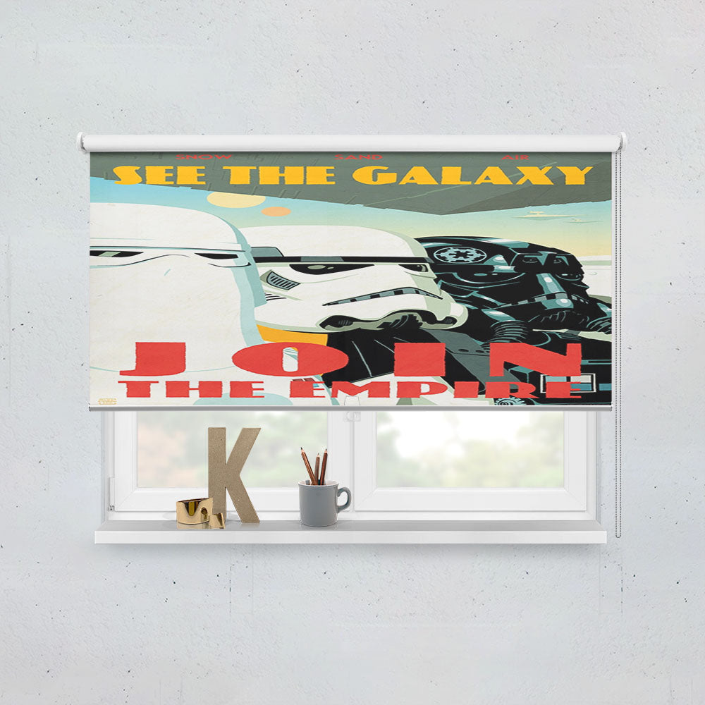 Star Wars Poster 3 Window Roller Blinds Shades