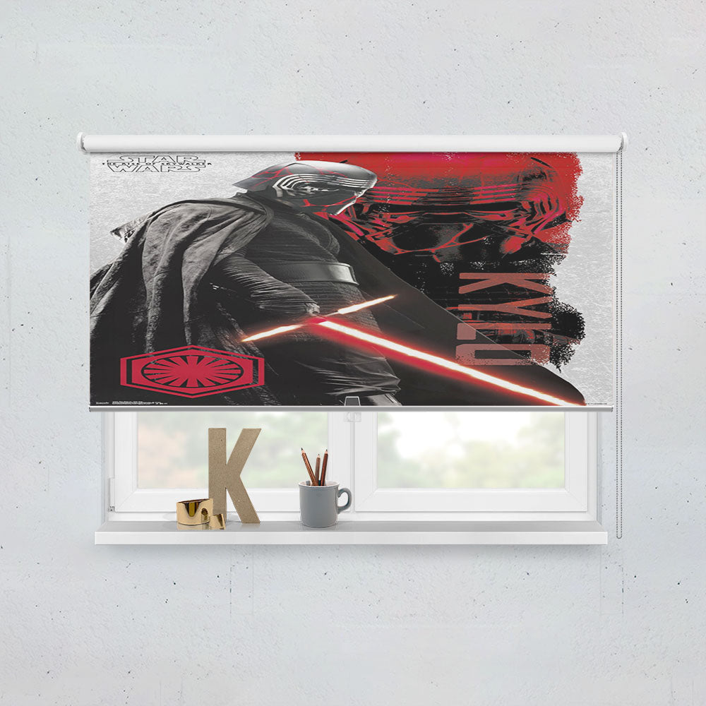 Star Wars Posters Feature The Rise Of Skywalker Kylo Ren Window Roller Blinds Shades