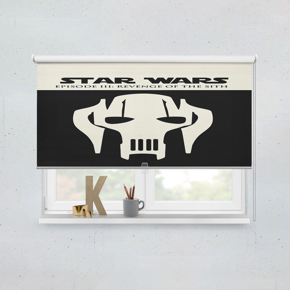 Star Wars Revenge Of The Sith Logo Window Roller Blinds Shades