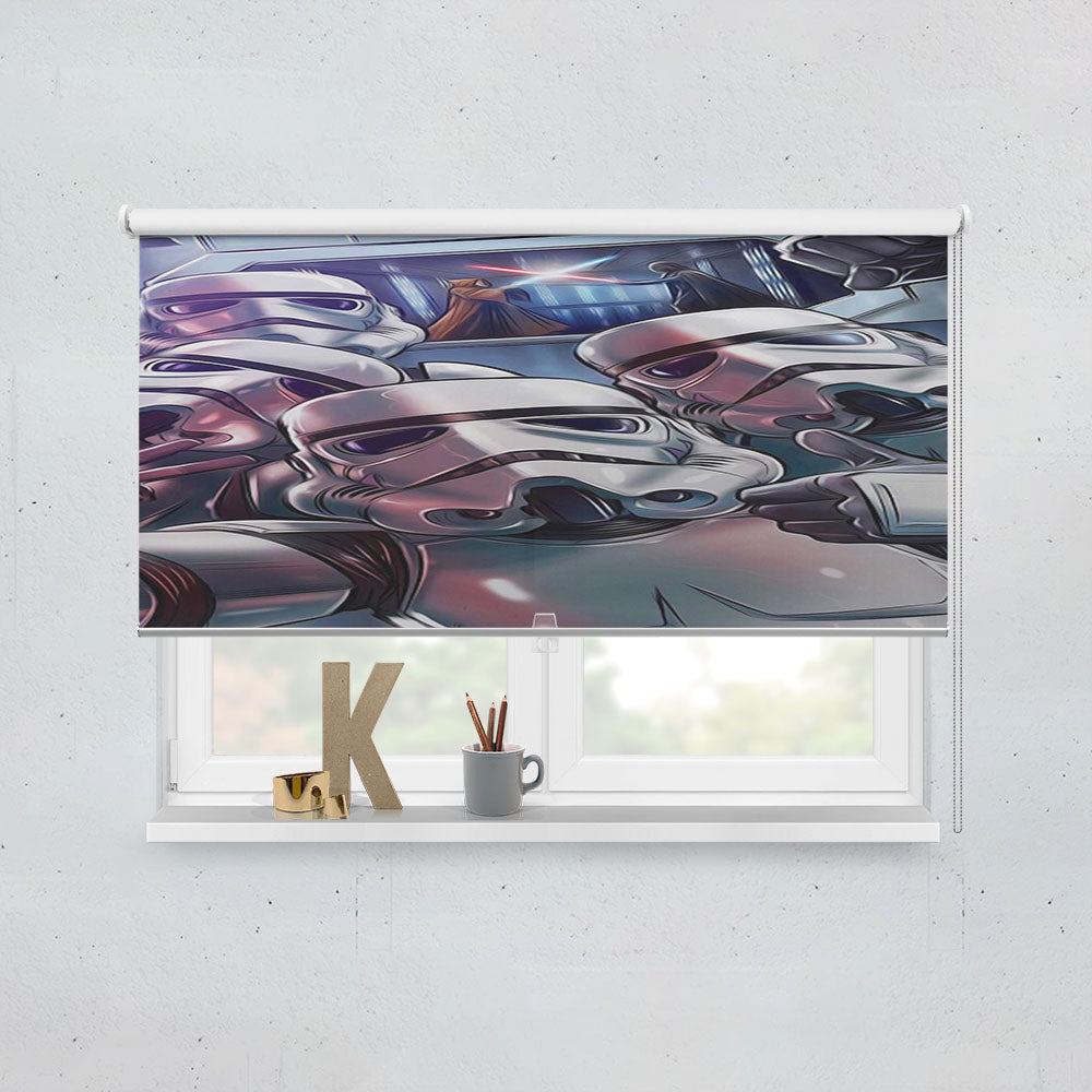 Star Wars Stormtrooper Selfie Window Roller Blinds Shades