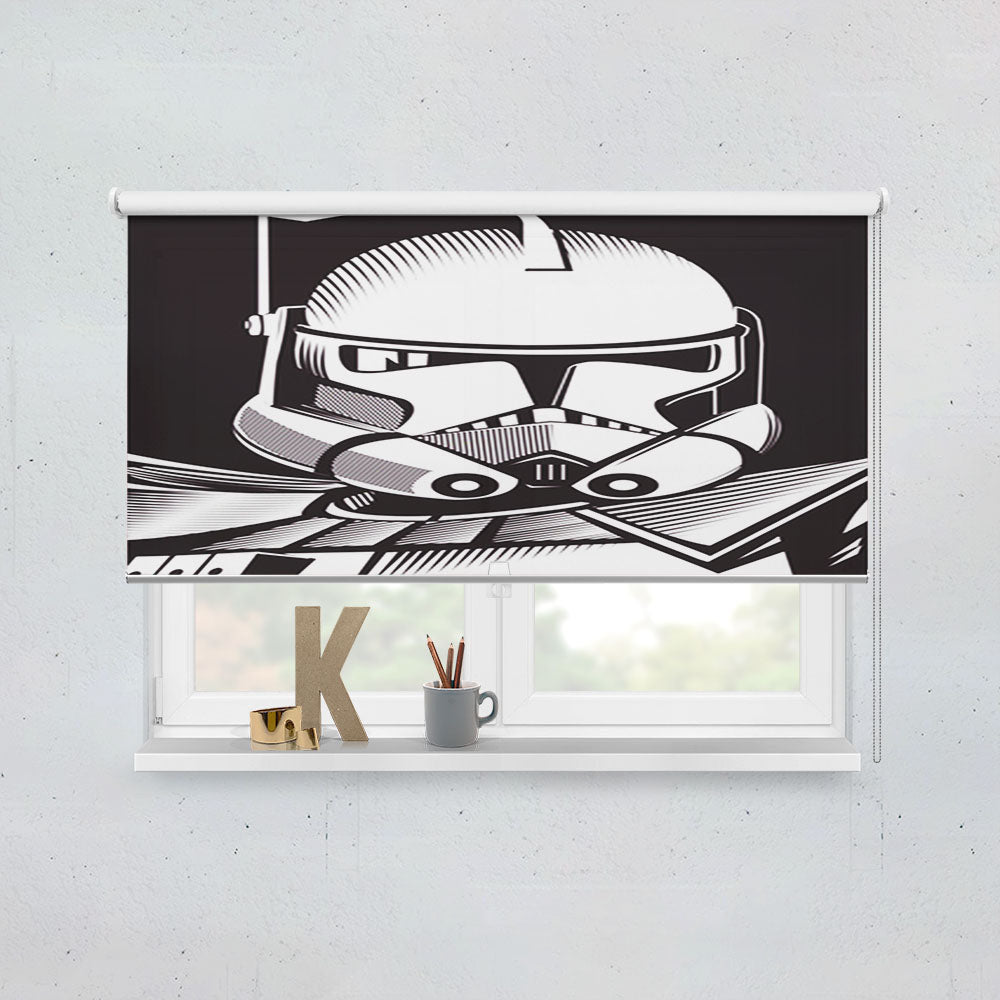 Star Wars Stormtrooper Vector Window Roller Blinds Shades