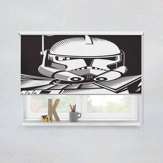 Star Wars Stormtrooper Vector Window Roller Blinds Shades