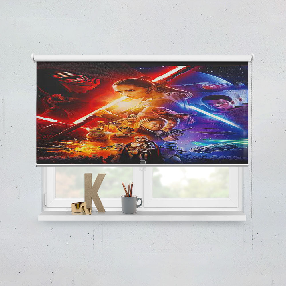Star Wars The Force Awakens Cover Window Roller Blinds Shades