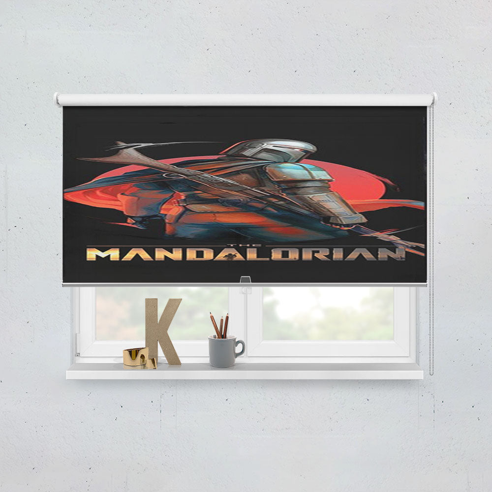 Star Wars The Mandalorian Art Window Roller Blinds Shades