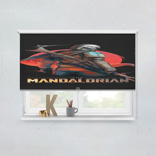 Star Wars The Mandalorian Art Window Roller Blinds Shades