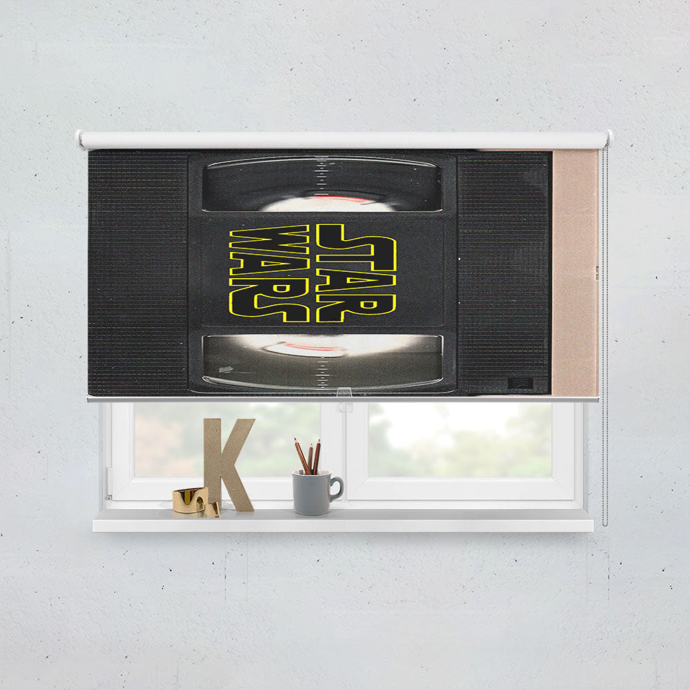 Star Wars Vhs Tape Hard Book Window Roller Blinds Shades