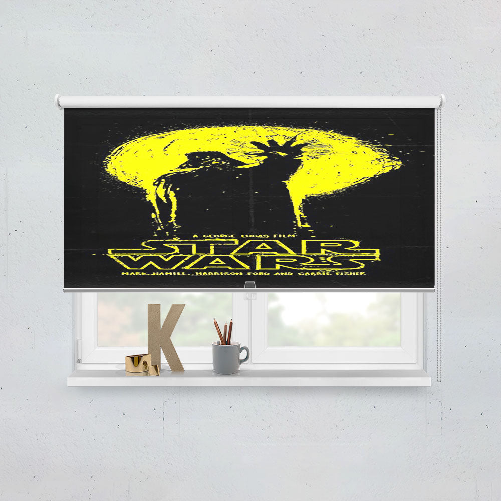 Star Wars Yellow Window Roller Blinds Shades