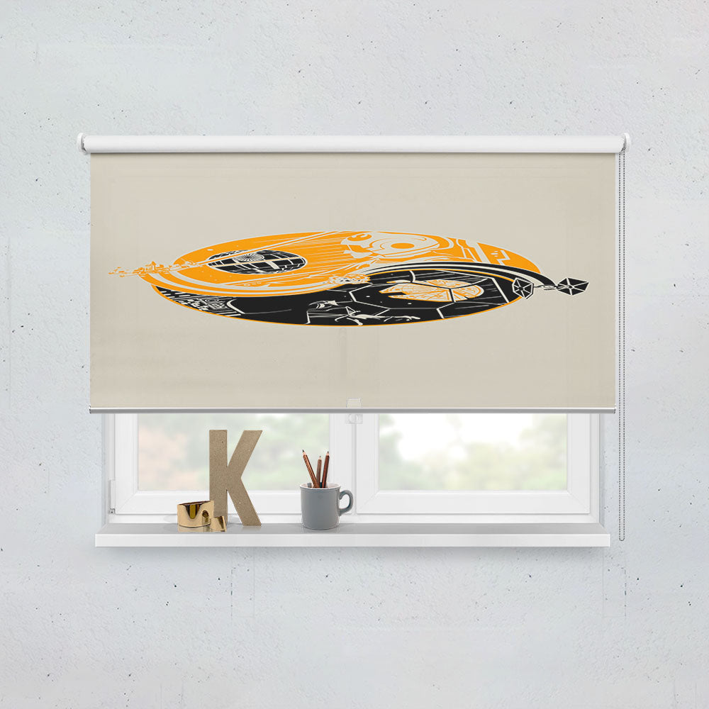 Star Wars Yin Yang Art Window Roller Blinds Shades