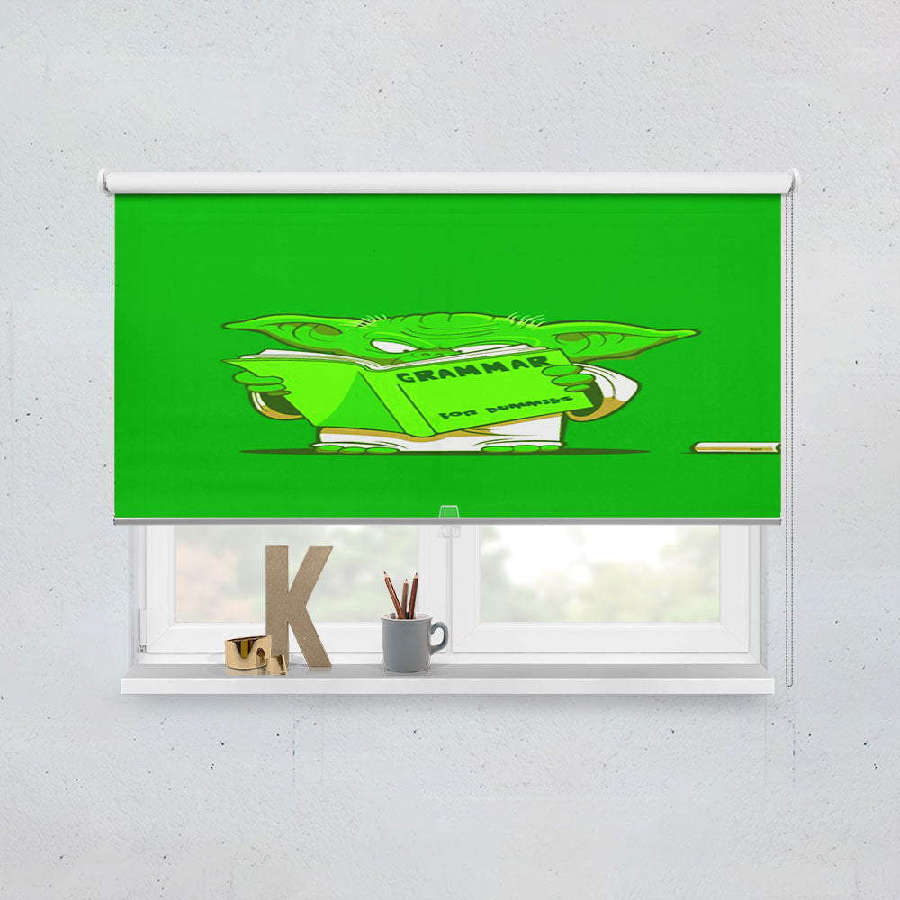 Star Wars Yoda Grammar Window Roller Blinds Shades